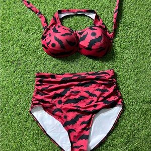 💥 Jndtueit Goth Swimsuit Bat Gothic